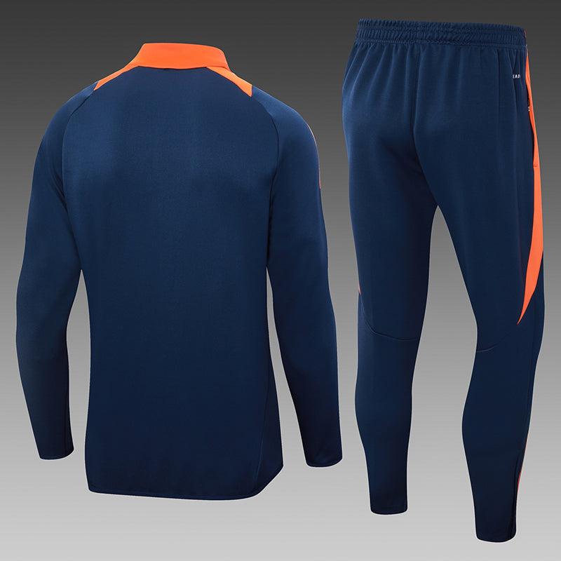Kit Treino Manchester United azul masculino 24/25 - Agasalho+Calça