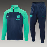 Kit Treino Barcelona verde Masculina 24/25 - Agasalho+Calça