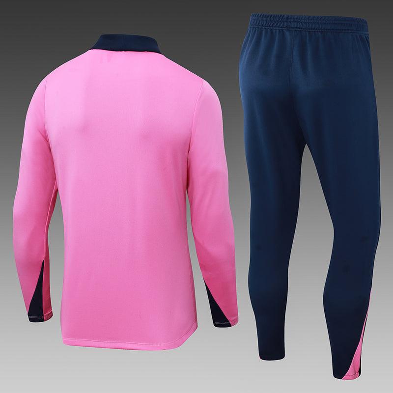 Kit Treino Atletico de Madrid rosa Masculina 24/25 - Agasalho+Calça