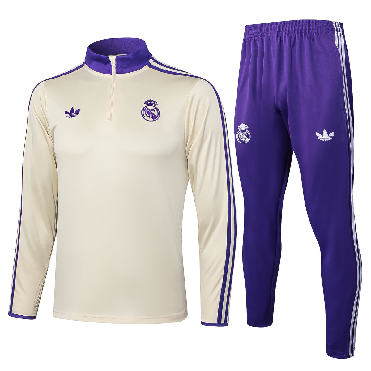Kit Treino Real Madrid Masculina 25/26- Agasalho+Calça
