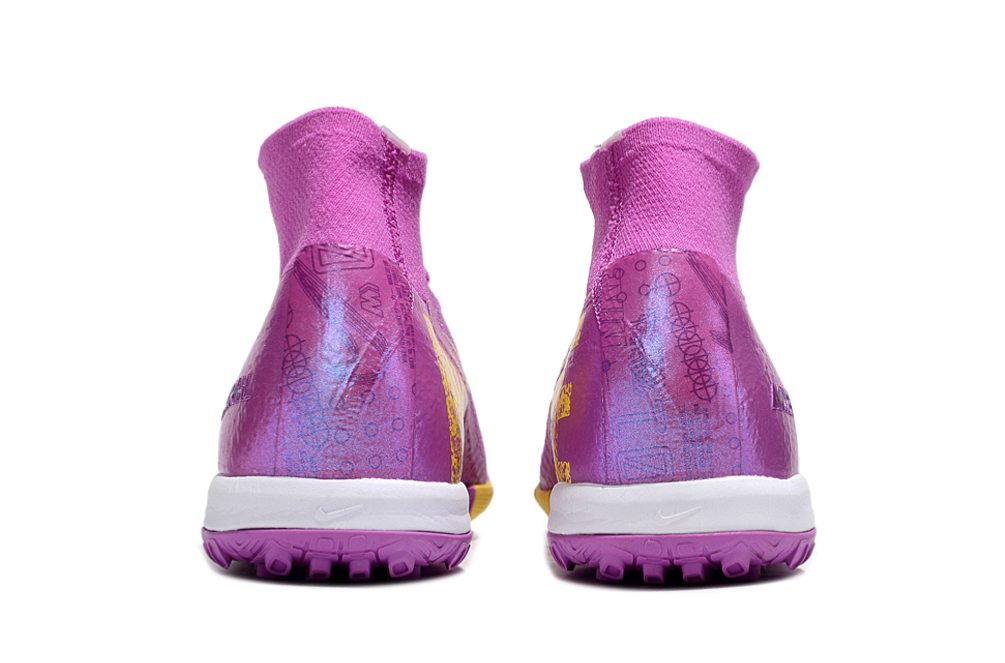 Chuteira Nike Mercurial Superfly 10 Elite Society - Roxo/Dourado