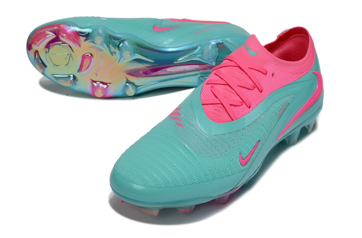 Chuteira Nike Phantom GX3 Elite Campo - Azul/Rosa