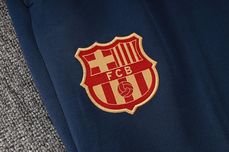 Kit Treino Barcelona vermelho Masculina 24/25 - Agasalho+Calça