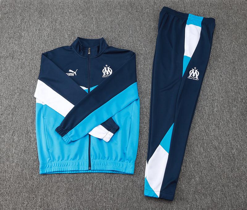 Kit Treino Olympique de marseille Masculina 24/25 - Agasalho+Calça