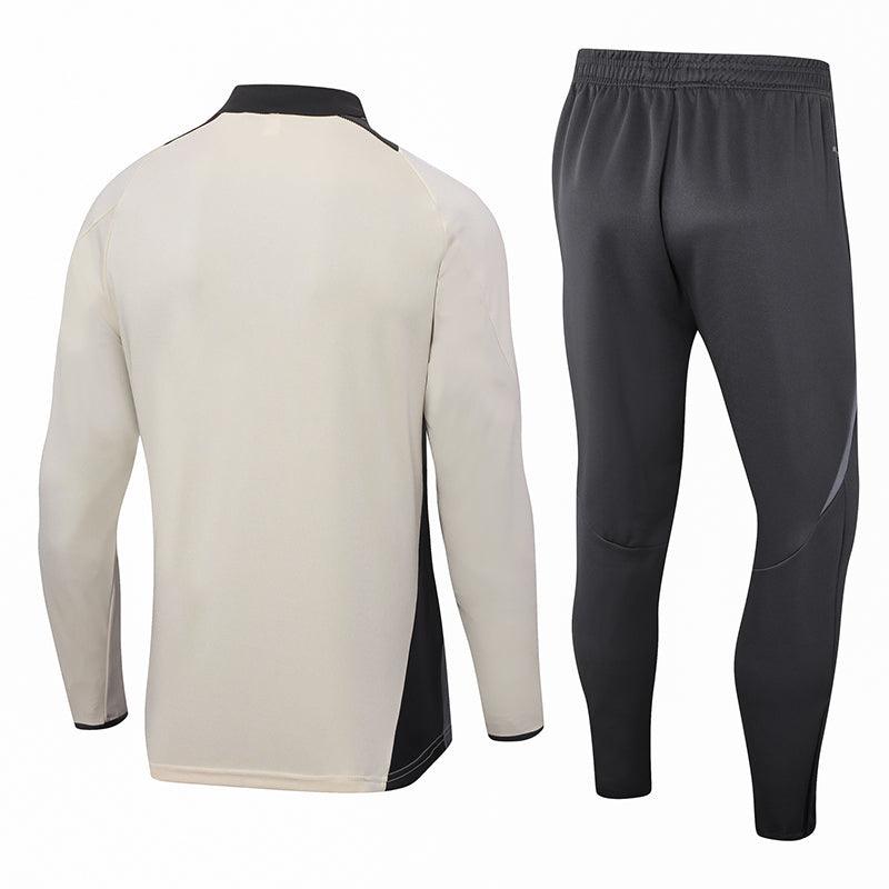 Kit Treino Real Madrid branco Masculina 24/25 - Agasalho+Calça