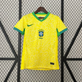 camisa Brasil feminina Amarela