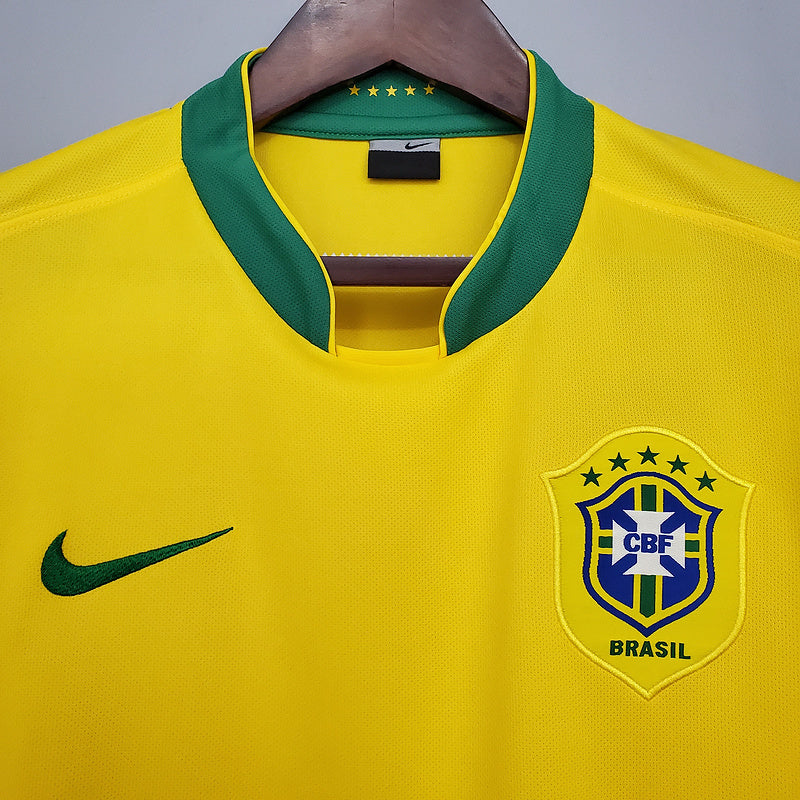 Camisa Retrô Brasil 2006 RONALDINHO