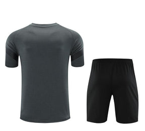 Kit de Treino Borussia Dortmund 22/23 Regata e bermuda cinza