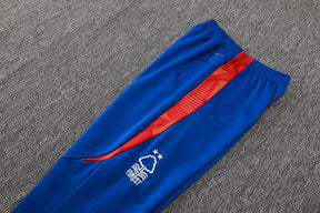 Kit Treino Nottingham Forest branco Masculina 24/25 - Agasalho+Calça