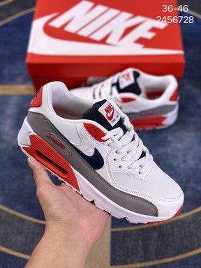 Nike Air Max 90 branco e vermelho