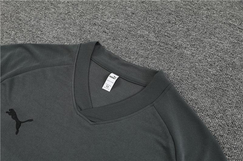 Kit de Treino Borussia Dortmund 22/23 Regata e bermuda cinza