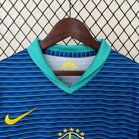 camisa Brasil feminina Azul