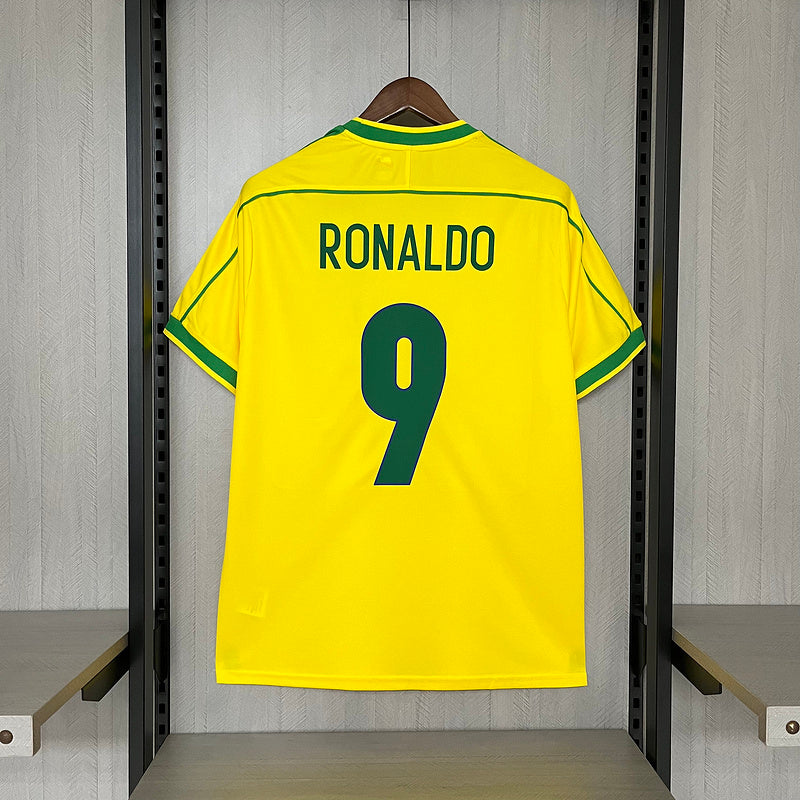Camisa Retrô Brazil 1998 RONALDO