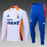 Kit Treino Nottingham Forest branco Masculina 24/25 - Agasalho+Calça